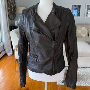 ! S O L D ! Faux Leather Jacket